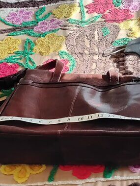 SPIKES AND SPARROW UNISEX LAPTOP DARK BROWN BAG